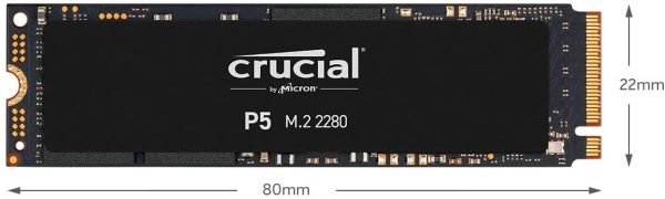 Crucial P5 500GB 3D NAND NVMe Internal SSD, up to 3400MB/s - CT500P5SSD8 - Image 3