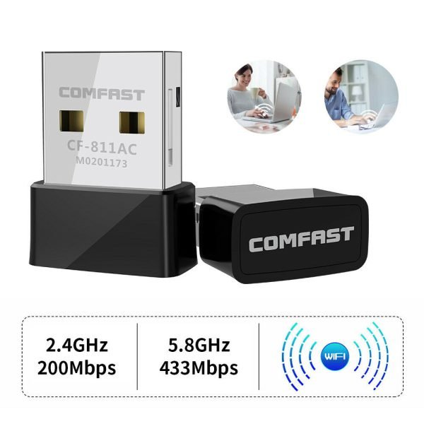 Comfast 650Mbps Dual Band 2.4G/5GHz Wireless USB Adapter - Image 4