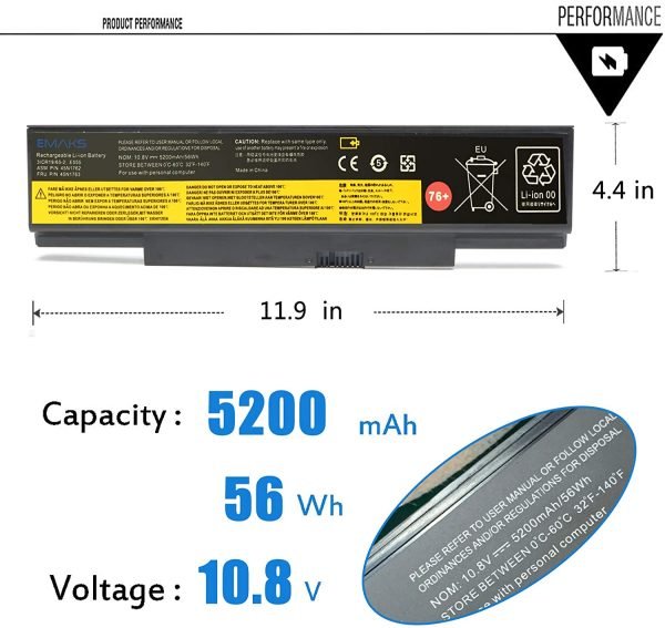 Lenovo ThinkPad 45N1758 45N1759 45N1760 45N1761 Battery 45N1762 45N1763 New Genuine - Image 2