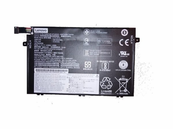 New Genuine Lenovo ThinkPad E480 E580 Battery 5B10W13889