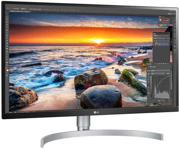 LG 27UL850-W 27 Inch 4K UHD LED IPS Monitor with HDR 10,  USB Type-C , White