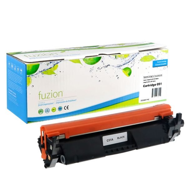 Canon 051H Black fuzion Printer Toner , High Yield (2169C001)