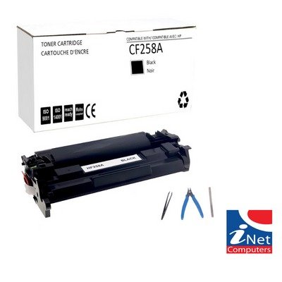 White Box CF258A Compatible Toner (No Chip)