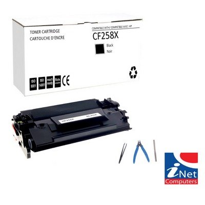 White Box CF258X Compatible Toner (No Chip)